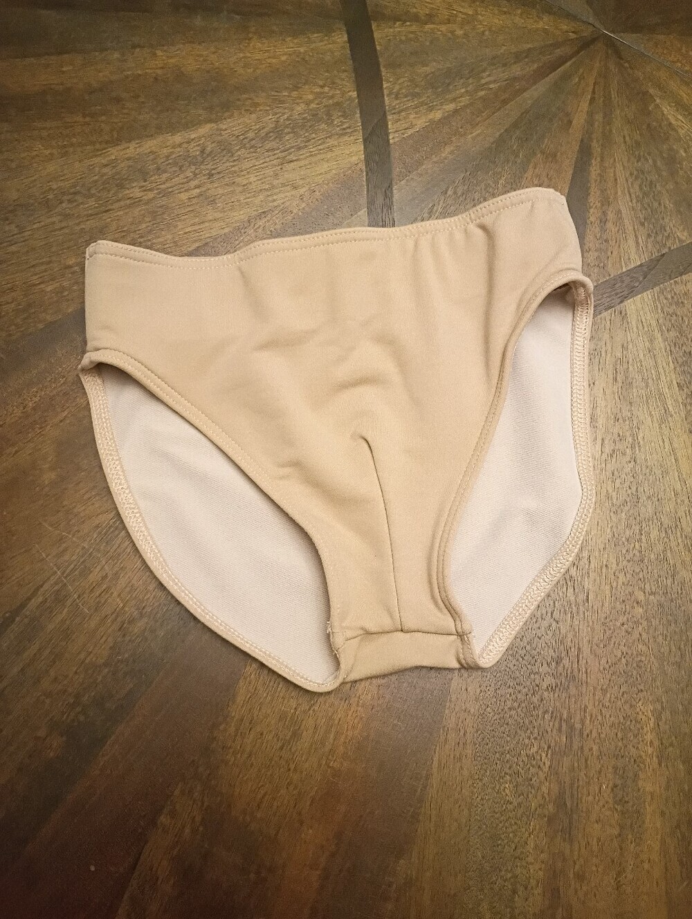 Capezio Nude Dance Belt Brief Adult Small Beige Performance Undergarment